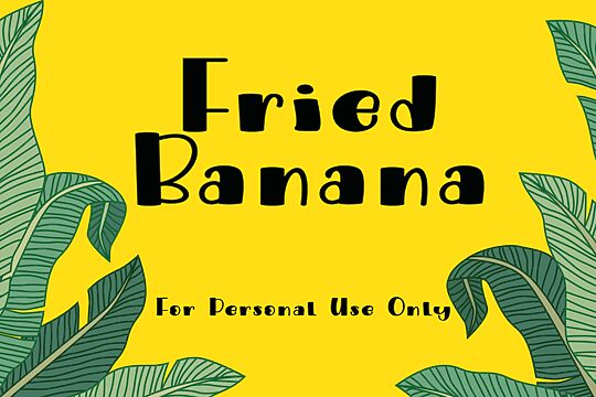 Fried Banana