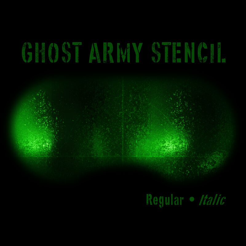Ghost Army Stencil