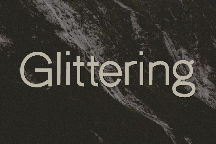 Glittering