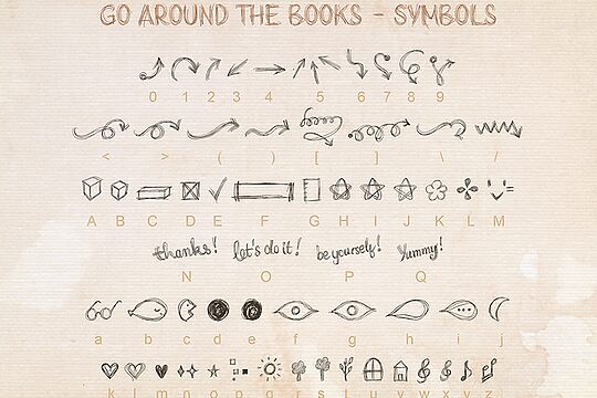 Go around the books - Symbols