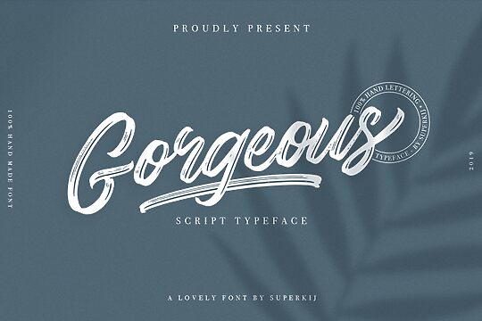 Gorgeous Script Typeface