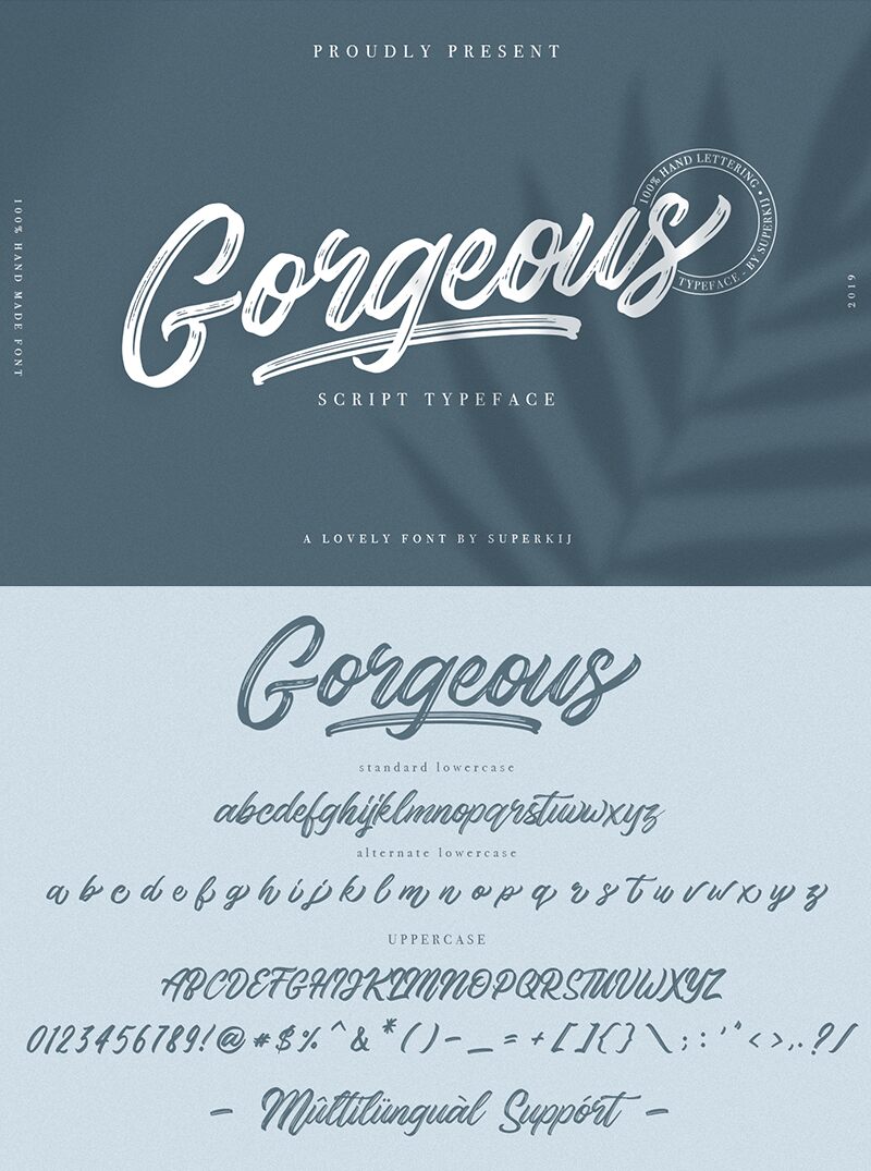 Gorgeous Script Typeface