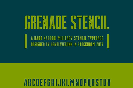 Grenade Stencil