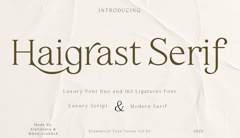 Haigrast Serif