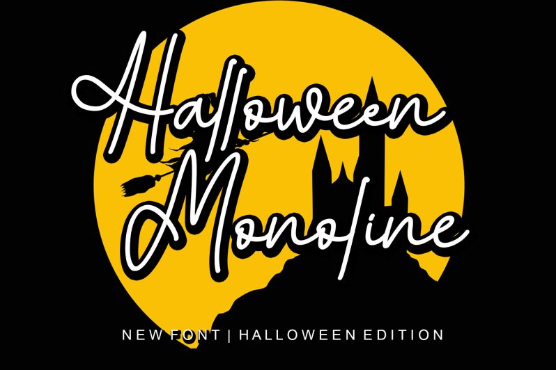 Halloween Monoline