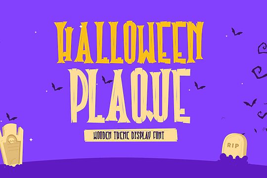Halloween Plaque