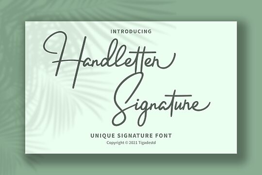 Handletter Signature