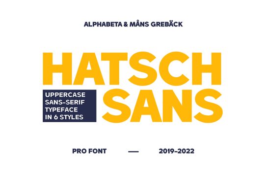 Hatsch Sans