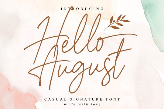 Hello August