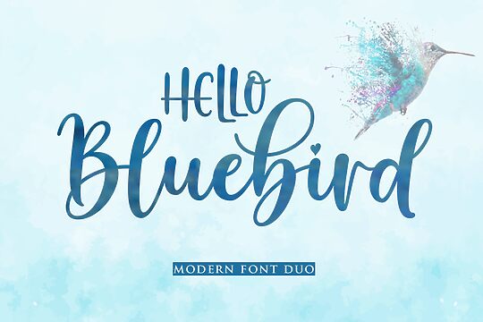 Hello Bluebird Sans