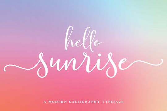 Hello Sunrise Script