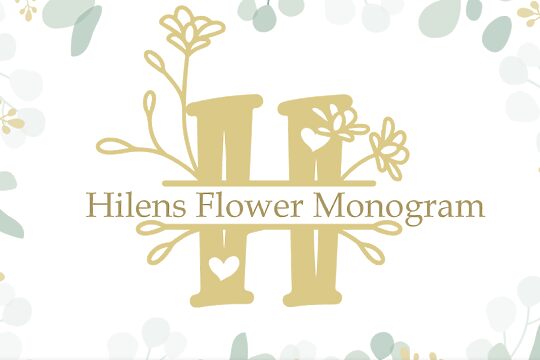 Hilens Flower Monogram