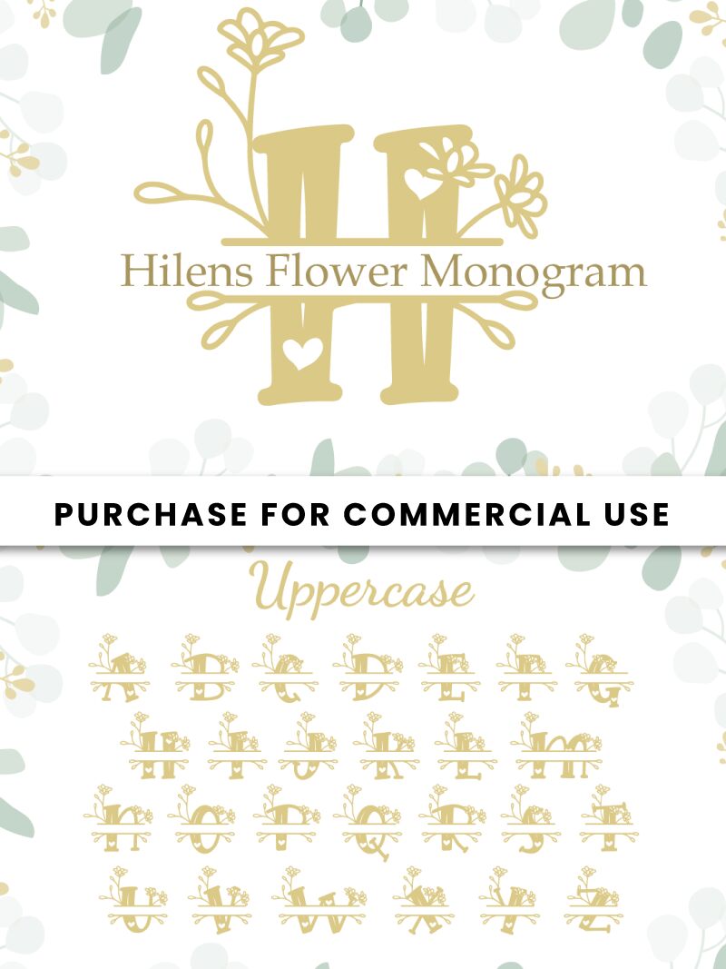 Hilens Flower Monogram