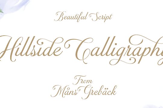 Hillside Calligraphy