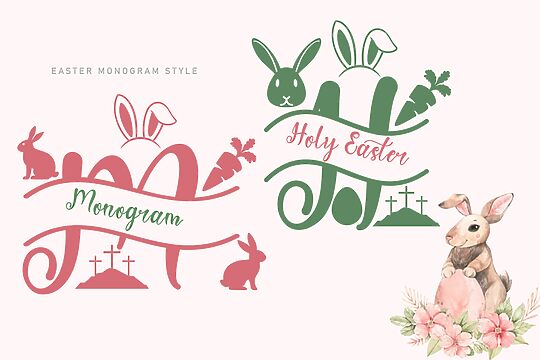 Holy Easter Monogram
