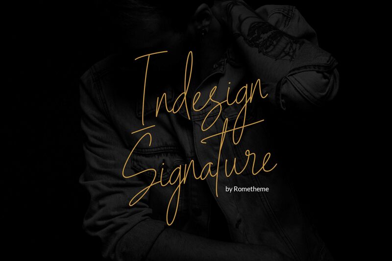 Indesign Signature