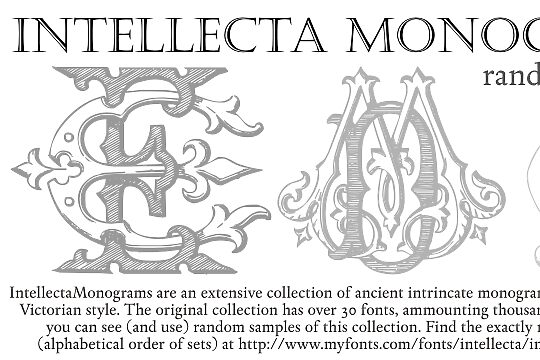 Intellecta Monograms Random Samples Four