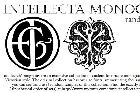 Intellecta Monograms Random Samples Two