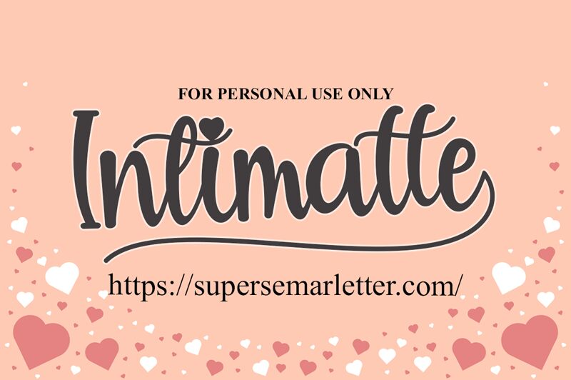 Intimatte