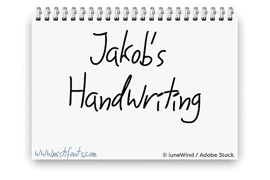 Jakob's Handwriting