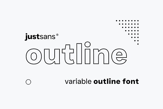Just Sans Outline