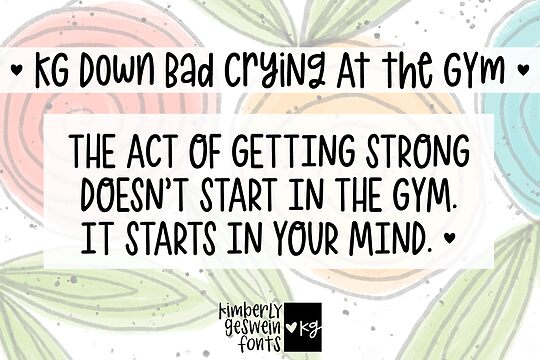 KG Down Bad Crying At the Gym