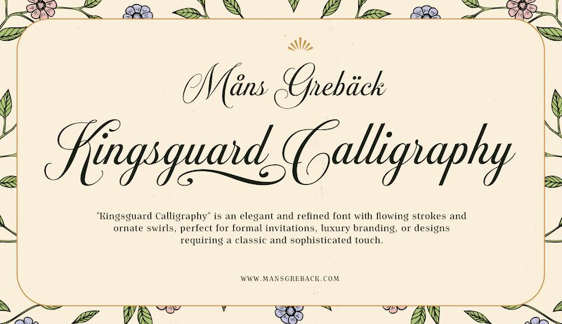 Kingsguard Calligraphy