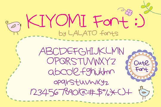 Kiyomi Font