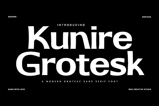 Kunire Grotesk