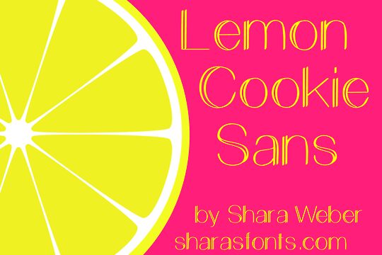 Lemon Cookie Sans