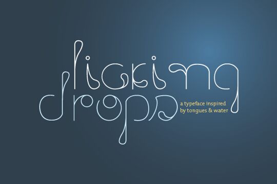 Licking Drops