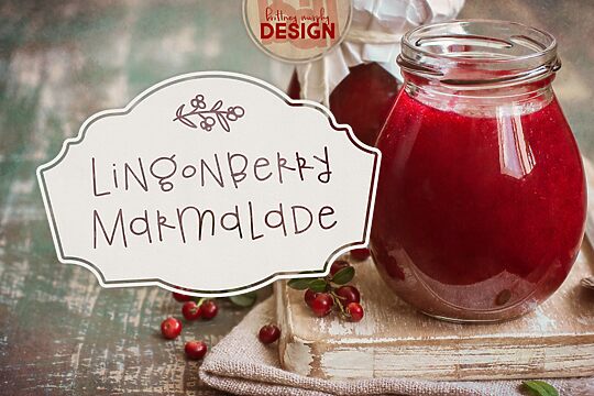 Lingonberry Marmalade