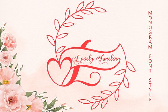 Lovely Amelina Monogram