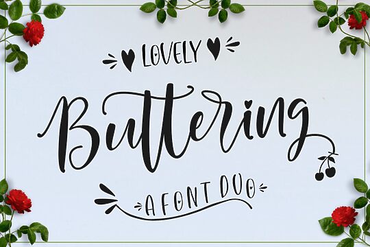 Lovely Buttering Sans