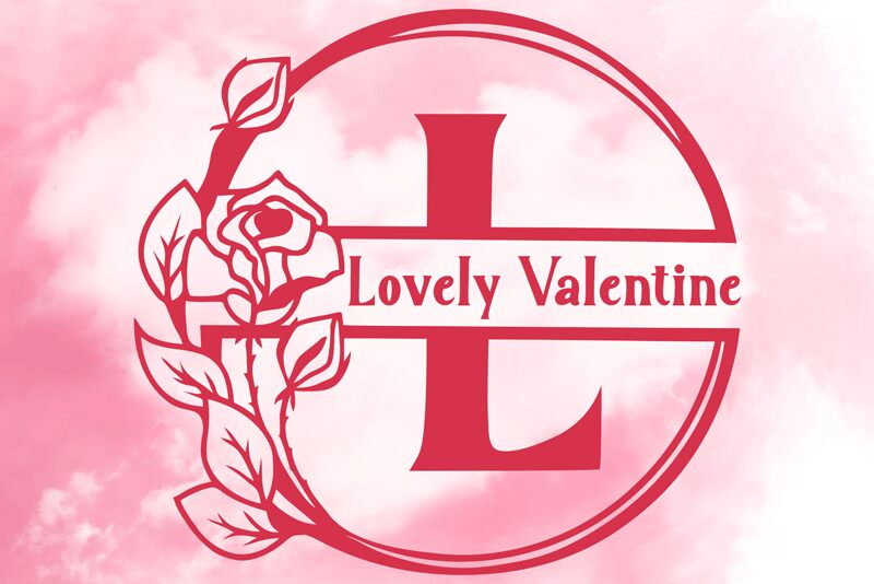 Lovely Valentine Monogram