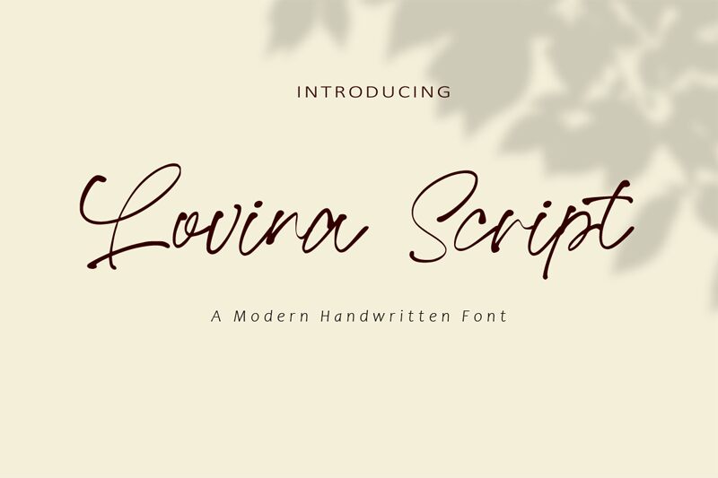 Lovina Script