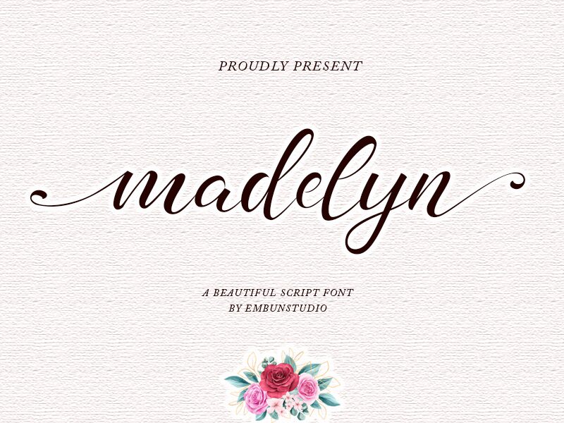 Madelyn Calligraphy Font | FontPicks - download free fonts