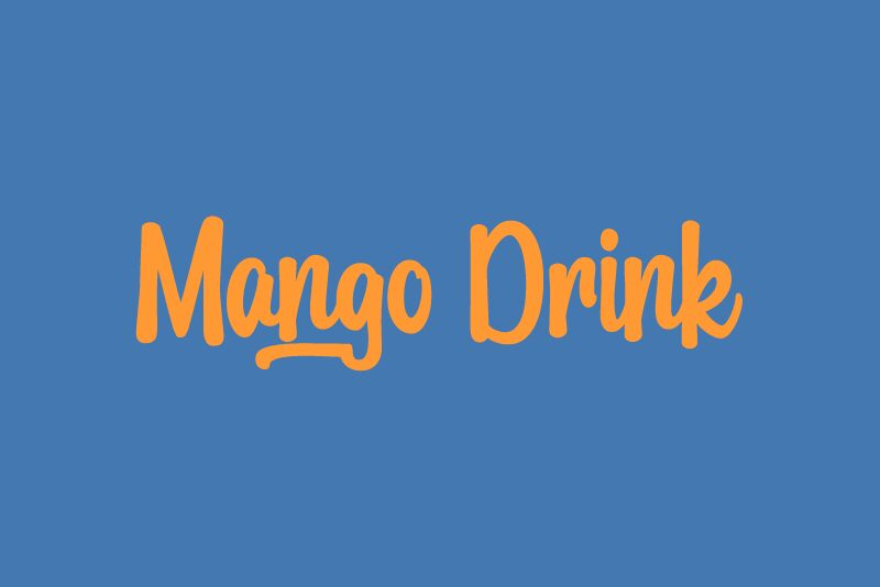 Mango Drink