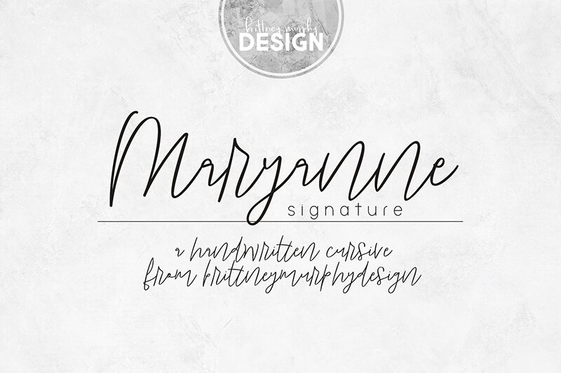 Maryanne Signature