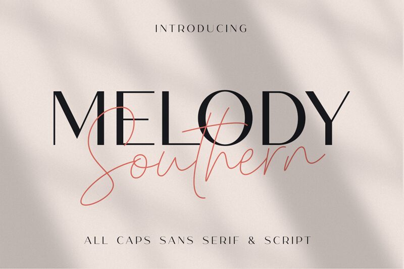 Melody Southern Script