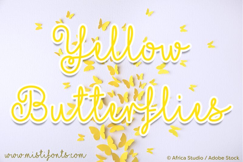 Mf Yellow Butterflies