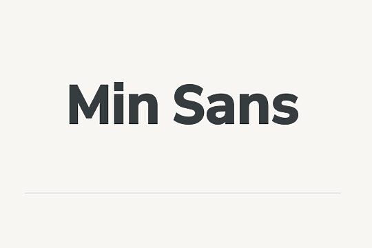 Min Sans