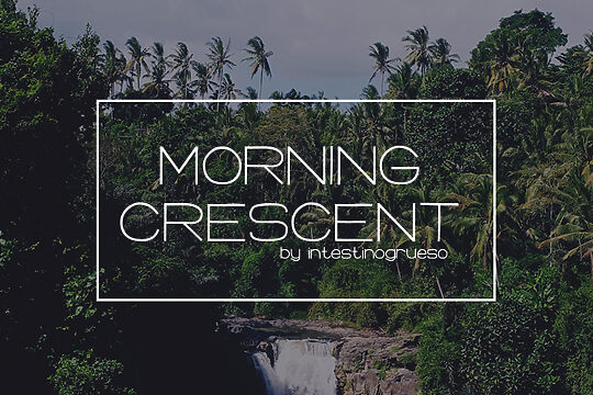 Morning Crescent