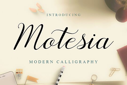 Motesia Script