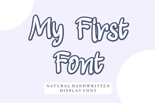 My First Font