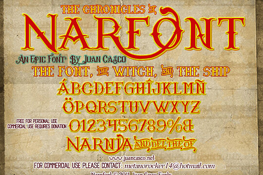 Narnfont