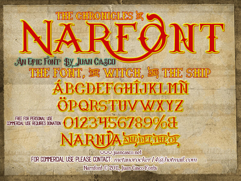 Narnfont