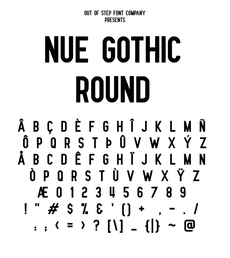 Nue Gothic Round