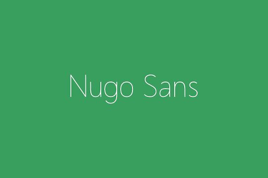 Nugo Sans