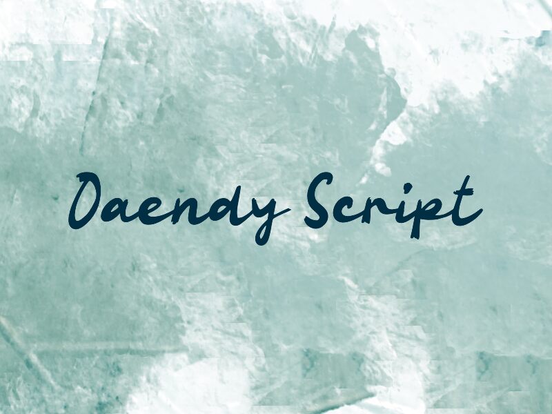 Oaendy Script